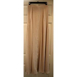 Show Me Your Mumu Women Sz M Beige Princess Di Stretch Ballgown Maxi Skirt